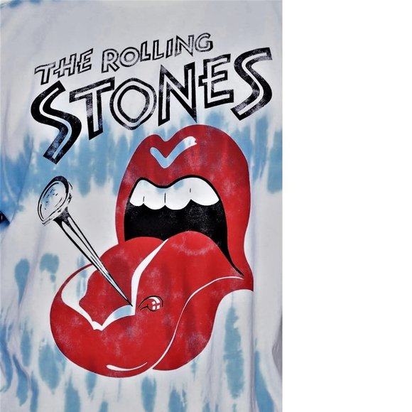 Rolling Stones Nailed Tongue Tie Dye rock Official T-Shirt XXXL 3XL fits 4XL NWT - Picture 2 of 4
